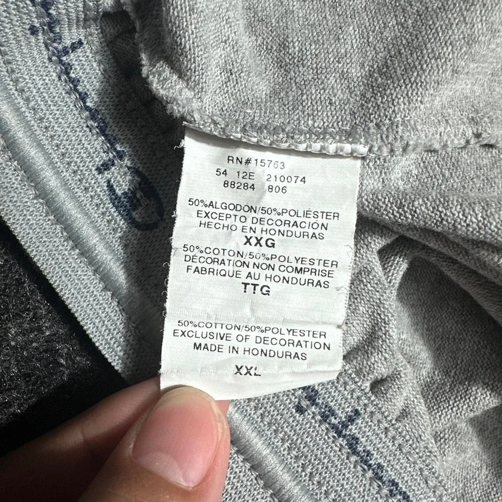 Champion Authentic Mens Heather Gray Jersey Athletic Shorts XXL Drawstring Logo